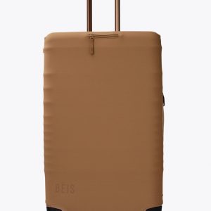 The Large Check-In Luggage Cover in Camel