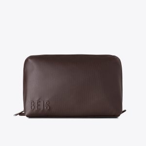 The Medium Cosmetic Pouch in Espresso