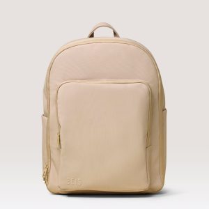 The Travel Backpack in Beige