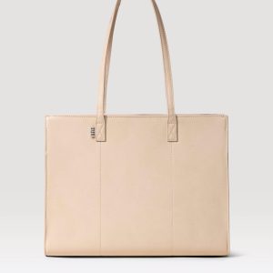 The Work Tote in Beige