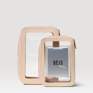 The In Flight Cosmetic Set in Beige