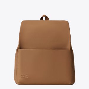 The Everyday Diaper Backpack in Camel Nylon